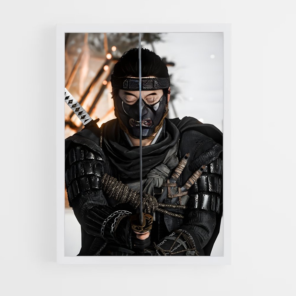 Poster L'Héritage du Guerrier – affiche Ghost of tsushima (vue 3)